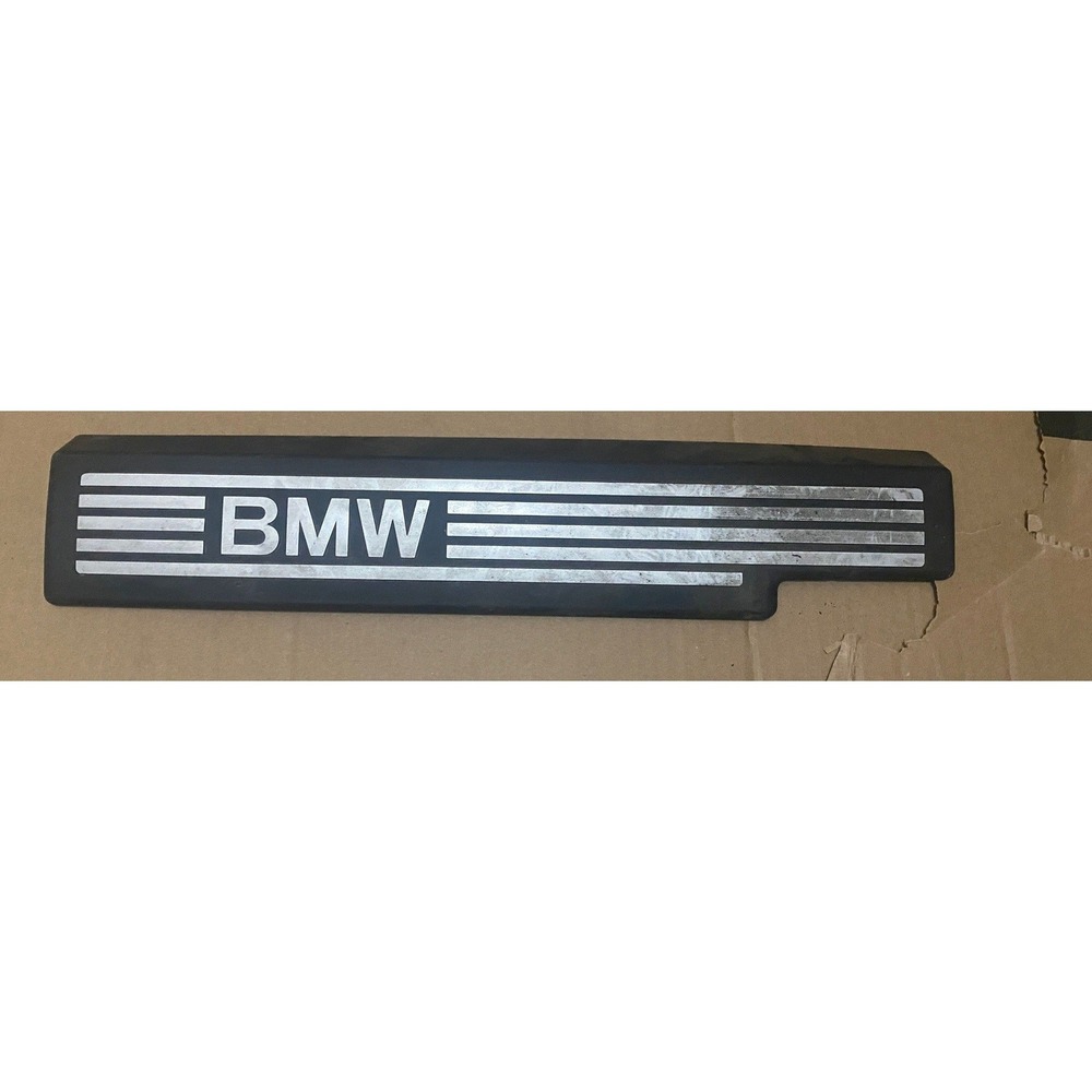 BMW OEM Door Sill Trim Scuff Plate Black Silver Logo Interior Threshold Trim